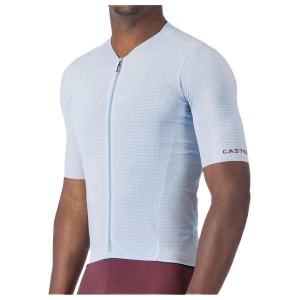 Radtrikots kurzar Castelli Premio Evo Jersey Herren (Gr S |grau |wasserdicht)