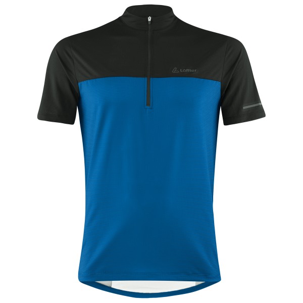 Löffler Bike Shirt Half-Zip Glow Radtrikot Men (Größe 54 |blau)