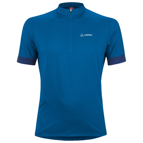 Löffler Bike Shirt Half-Zip Pukka Radtrikot Men (Größe 60 |blau)