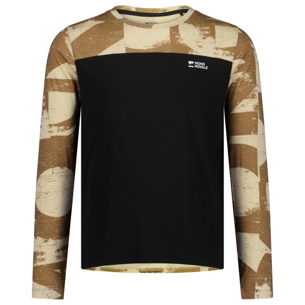 Radtrikot Mons Royale Diversion Merino Bike Jersey L/S Herren (Gr XL |schwarz)