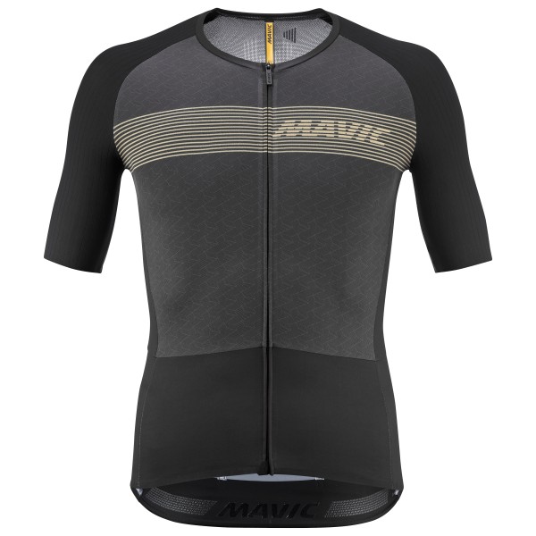 Radtrikots kurzar Mavic Cosmic Jersey Herren (Gr XL |grau/schwarz)