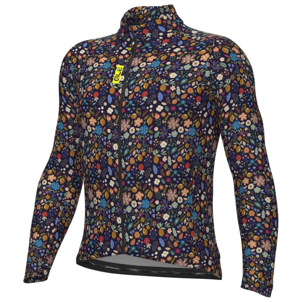 Alé Pragma Flowery L/S Jersey Radtrikot Herren (Gr 3XL |grau)