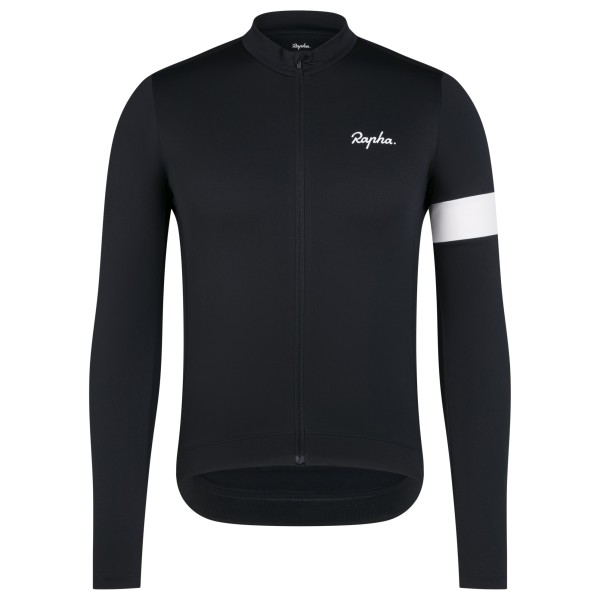 Rapha Core Thermal Long Sleeve Jersey Radtrikot Herren (Gr S |schwarz)