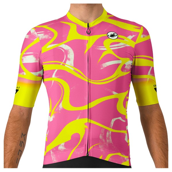 Castelli Espresso Jersey Radtrikot Herren (Gr M |rosa)