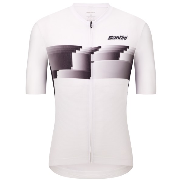 Santini Verve S/S Jersey Radtrikot Herren (Gr M |weiß)