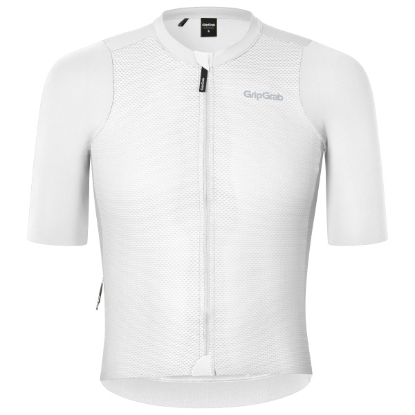 Radtrikots kurzar GripGrab PACR Lightweight Short Sleeve Jersey Herren (Gr L |weiß)