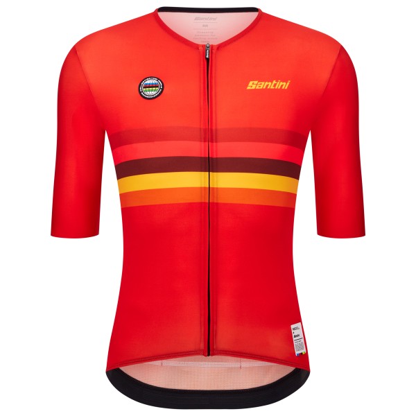 Santini UCI World Champion Jersey Radtrikot (Gr S |rot)