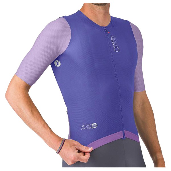 Castelli Corretto Jersey Radtrikot Herren Rennrad (Gr XL |lila)