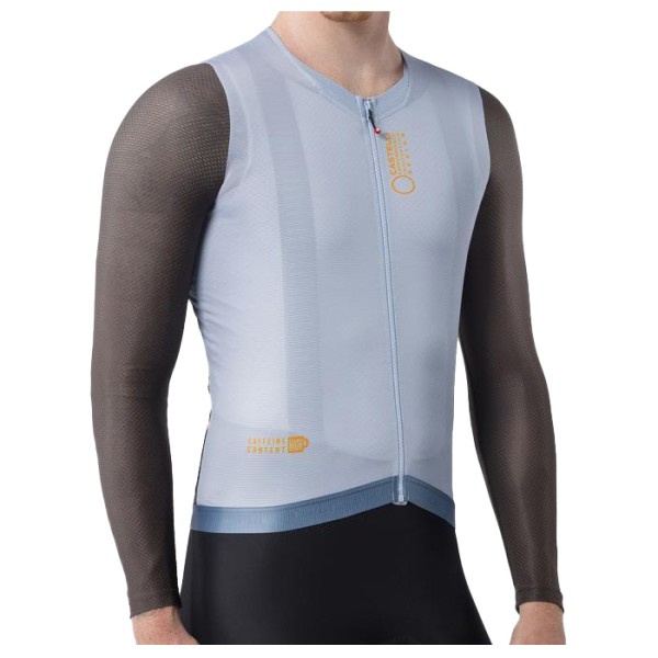 Castelli - Corretto L/S Jersey - Velotrikot Gr XL grau