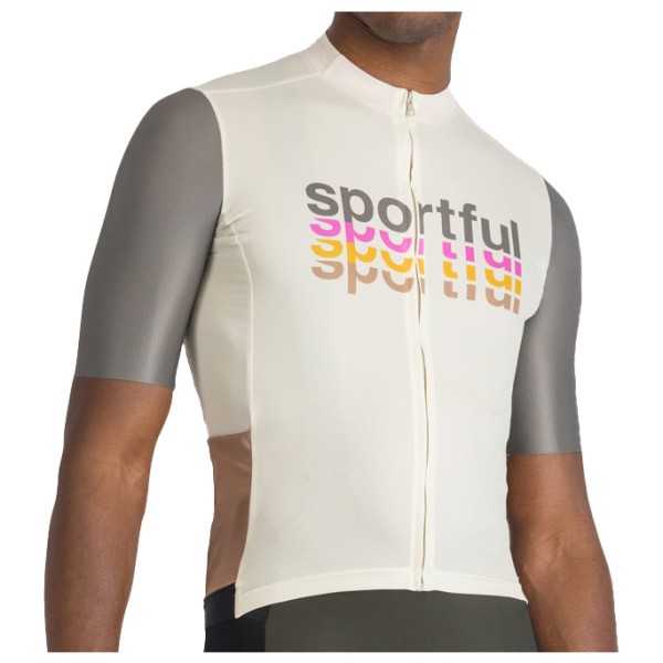 Sportful Supergiara 2 Logo Jersey Radtrikot Herren (Gr S |grau)