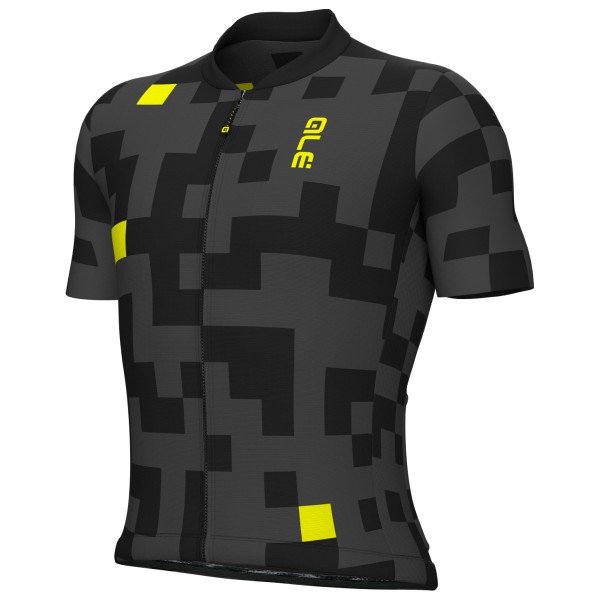 Radtrikots kurzar Alé Pragma Pixel S/S Jersey Herren (Gr M |schwarz)