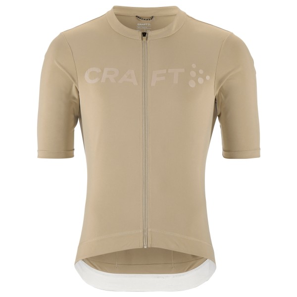 Radtrikots kurzar Craft Endur Logo Jersey Herren (Gr XXL |beige)