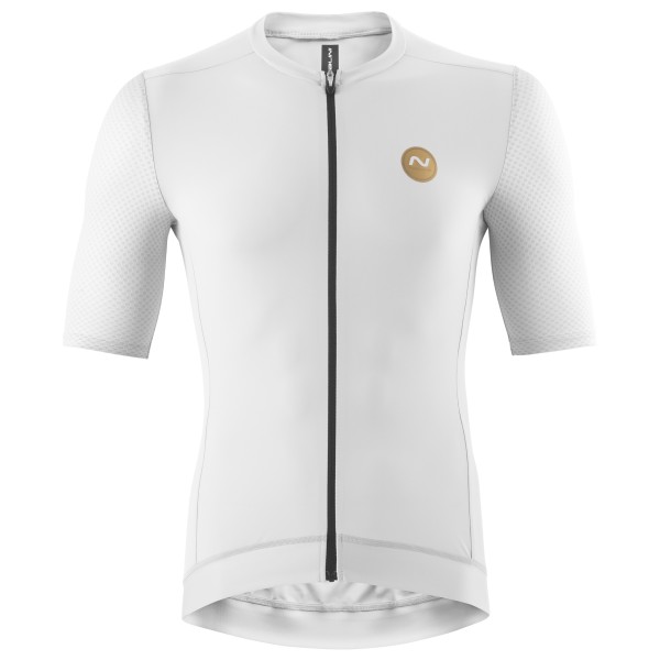 Radtrikot Nalini Pure Gold Jersey Herren (Gr M |weiß/grau)