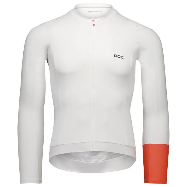 Radtrikots langar POC Cadence L/S Jersey Herren (Gr L |grau/weiß)