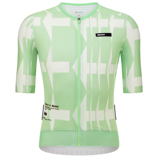 Radtrikots kurzar Santini Mads Pedersen Momentum Series S/S Jersey (Gr S |grün)