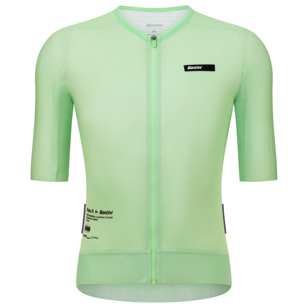 Radtrikots kurzar Santini Mads Pedersen Momentum Series Short Sleeve Jersey (Gr XL |grün)