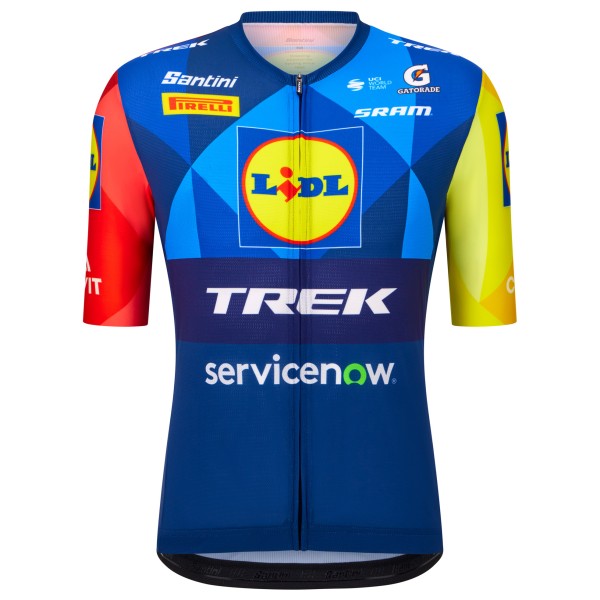 Santini - Lidl Trek Jersey - Radtrikot Gr 3XL blau