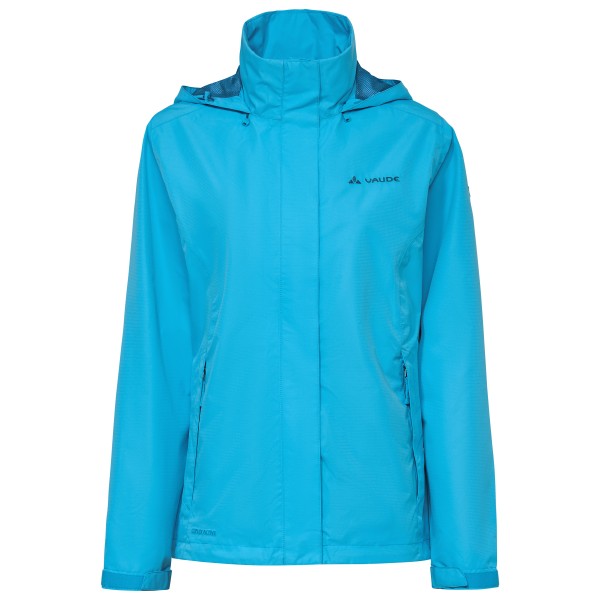 Vaude Escape Light Jacket Regenjacke Damen Wandern (Gr 38 |blau |wasserdicht)