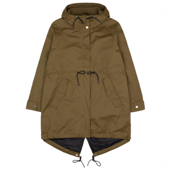 Selfhood Women’s Mid Length Parka Lange jas Bruin