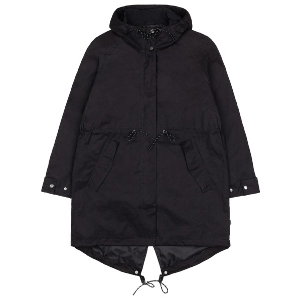 Selfhood Women’s Mid Length Parka Lange jas Zwart