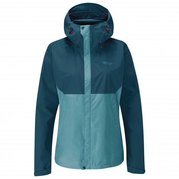 Image of Rab - Women"s Downpour Eco Jacket - Regenjacke Gr 14 blau'