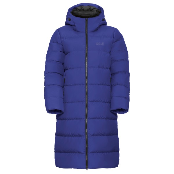 Jack Wolfskin Women’s Frozen Palace Coat Lange jas Blauw
