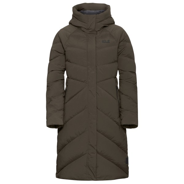 Jack Wolfskin Women’ Marienplatz Coat Lange jas Bruin