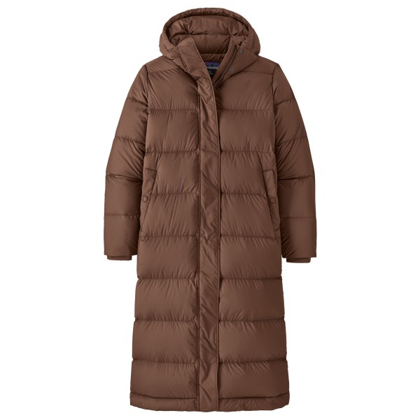 Image of Patagonia - Women"s Silent Down Long Parka - Mantel Gr L braun'