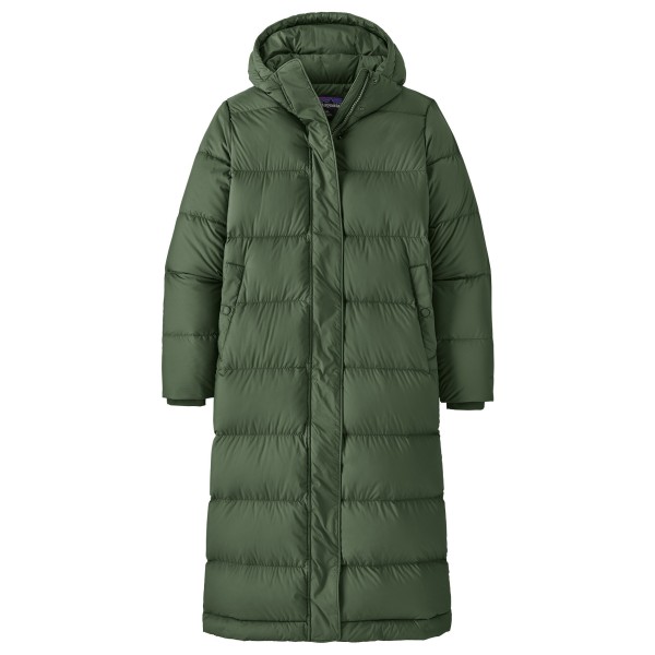 Patagonia Women’s Silent Down Long Parka Lange jas Olijfgroen