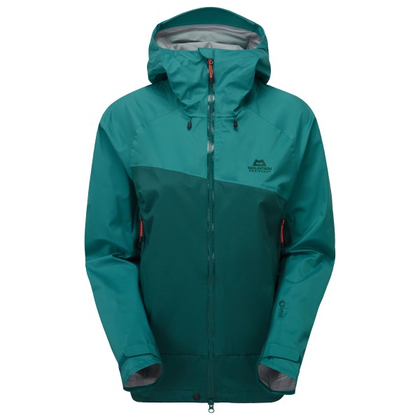 Mountain Equipment – Women’s Polypheme Jacket – Regenjas maat 34, turkoois Turquoise
