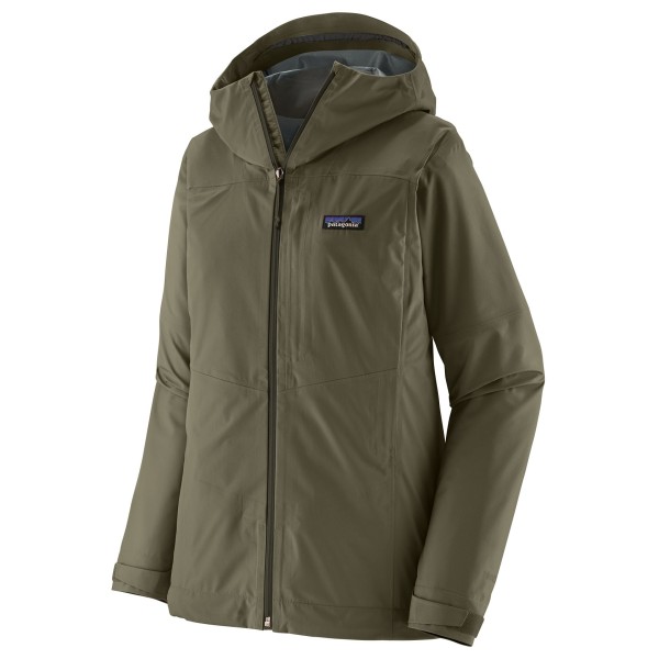 Patagonia Women’s Boulder Fork Rain Jacket Regenjas Olijfgroen