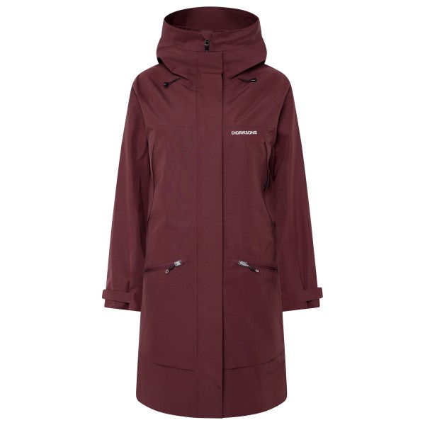 Didriksons Women’s Ilma Parka 8 Lange jas Rood
