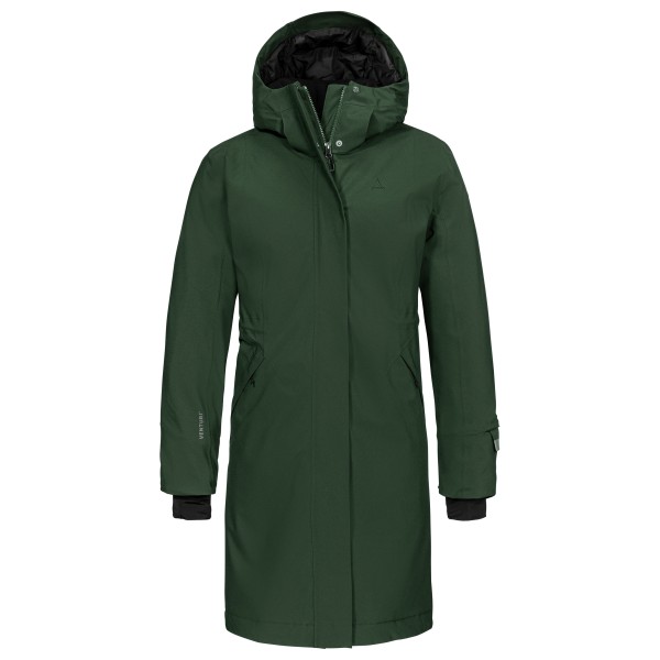 Schöffel Women’s Insulated Coat Gregale Lange jas Groen