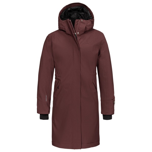 Schöffel Women’s Insulated Coat Gregale Lange jas Bruin