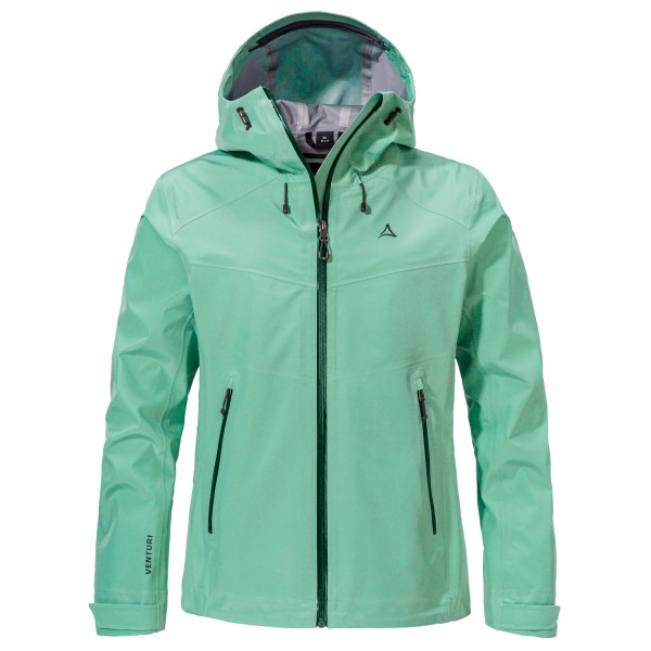 Regenjacke Schöffel Jacket Cascata Damen (Gr 38 |türkis |wasserdicht)