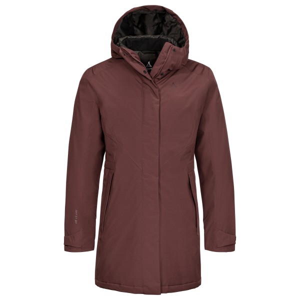 Schöffel Women’s Parka Froda Lange jas Bruin
