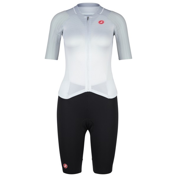 Castelli Free Sanremo Tri Suit S/S Radeinteiler Women (Gr L |grau |wasserdicht)