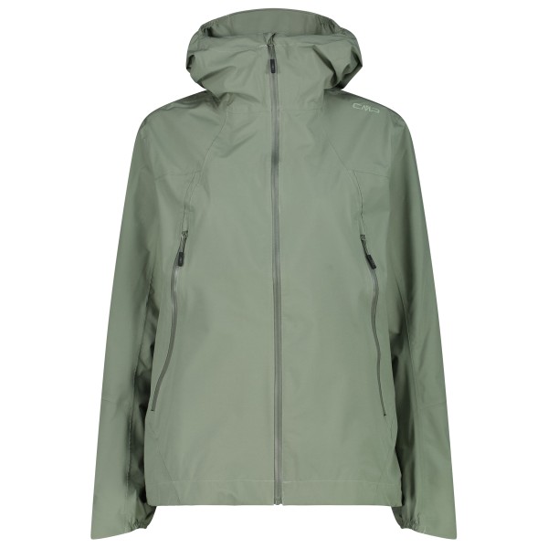 Regenjacke CMP 2 Layer Jacket Fix Hood Damen (Gr 46 |grün/oliv |wasserdicht)