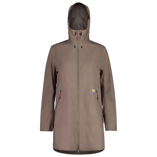 Maloja MoldauM. Regenjacke Damen Bike to Work (Gr XS |braun |wasserdicht)