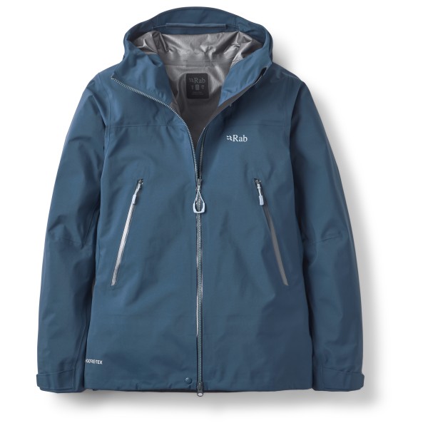 Rab Kangri GTX Jacket Regenjacke Women (Gr 42 |blau |wasserdicht)