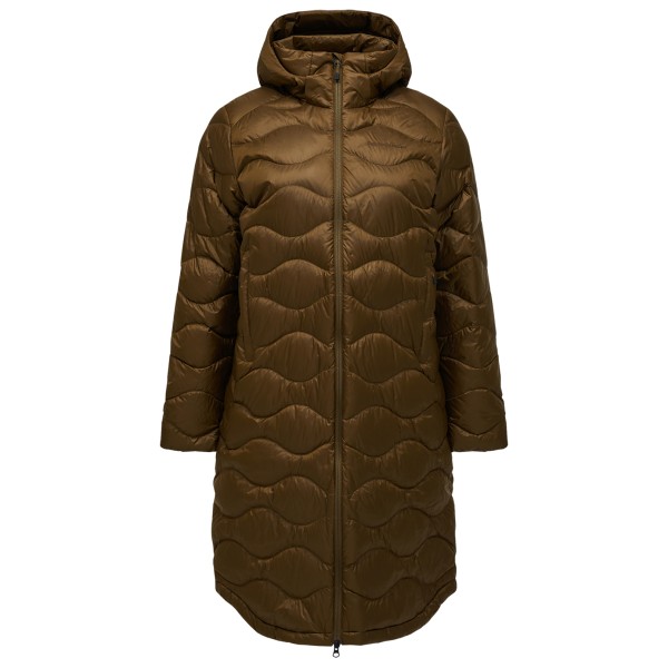 Peak Performance Women’s Helium Down Coat Lange jas Bruin