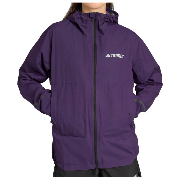 adidas Terrex Terrex Xperior 2.5L Light Rain.Rdy Regenjacke Damen Wandern (Gr XS |lila |wasserdicht)