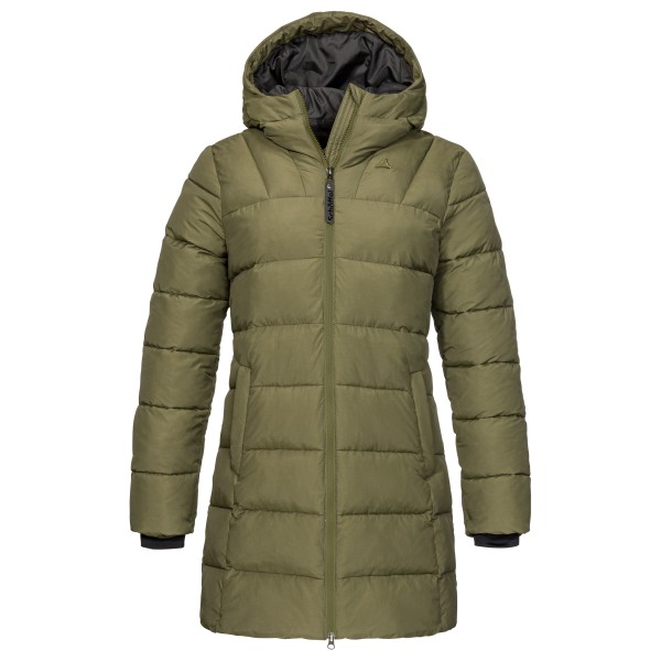 Schöffel Women’s Insulated Parka Boslix Lange jas Olijfgroen