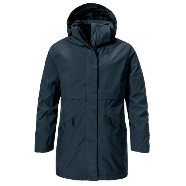 Schöffel Insulated Parka Malkay Mantel Women (Gr 40 |blau |wasserdicht)