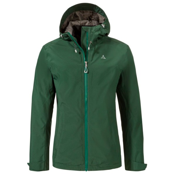 Schöffel Jacket Yew Regenjacke Damen (Gr 40 |grün |wasserdicht)