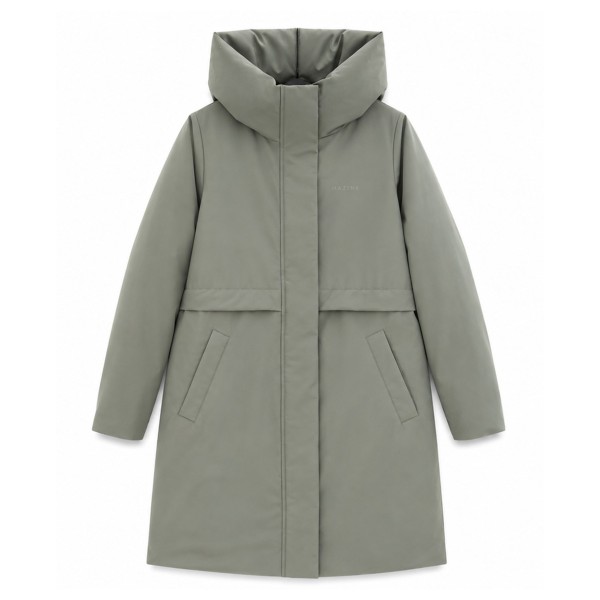 Mazine Women’s Basic Padded Parka Lange jas /olijfgroen Grijs