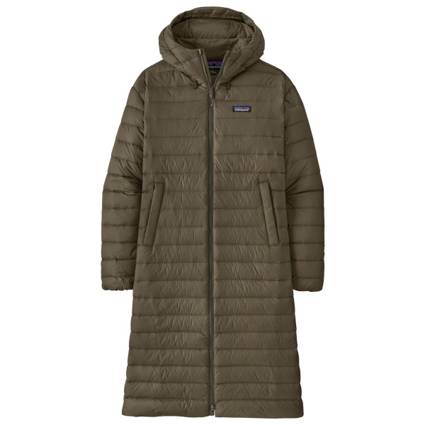Patagonia Women’s Recycled Down Sweater Parka Lange jas Bruin