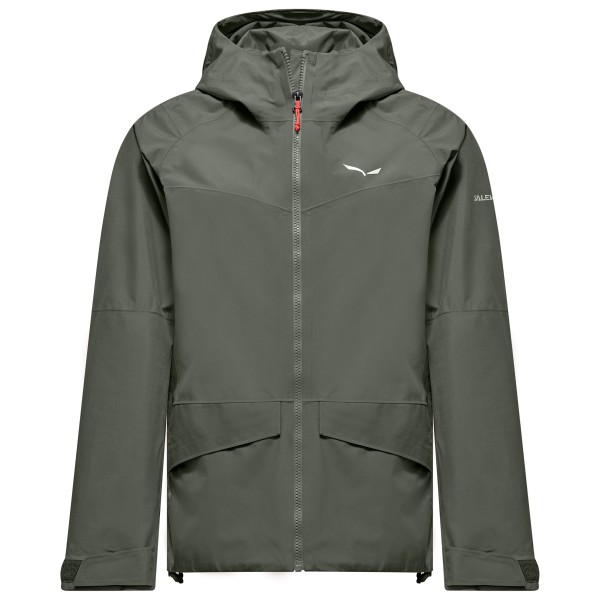 Salewa Women’s Puez GTX 2L Epe Jacket Regenjas olijfgroen Grijs