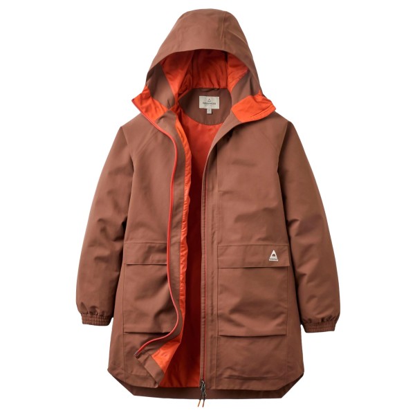 Passenger Women’s Serein Waterproof Parka Lange jas Bruin