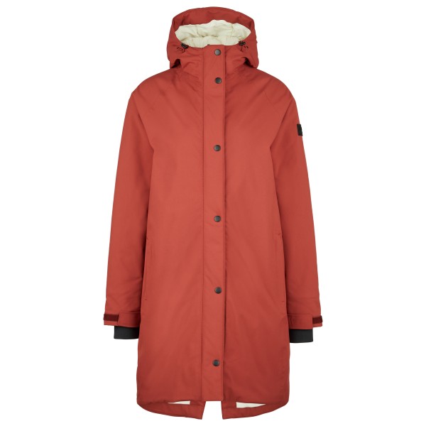 Stoic Mountainwool MMXX UppsalaSt. Oversized Coa Mantel Women (Gr XS |rot |wasserdicht)
